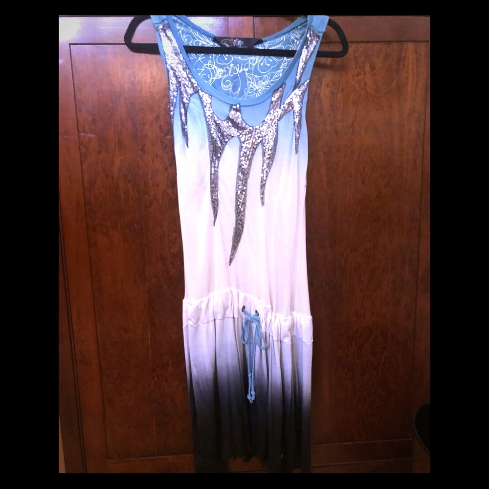 Desigual sequin dress ombré size small